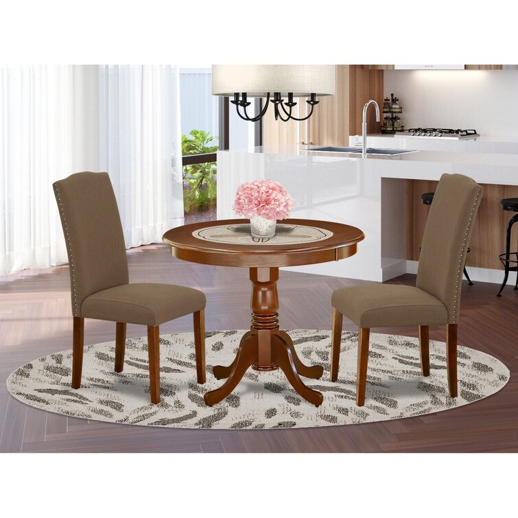 Volmer 3 piece discount compact dining set